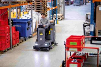 B 110 R Bc DOSE + D75 Podlahov� myc� stroj s ods�v�n�m