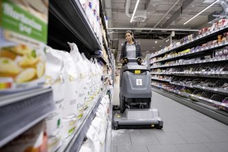 B 50 W Bp Pack R55+DOSE+Rinse+Autofill+105Ah+li�ta 850 mm Podlahov� myc� stroj s pohonem