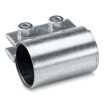 Trubkov� spojka 100, pozinkovan� 3 up�nac�mi �roubyCR